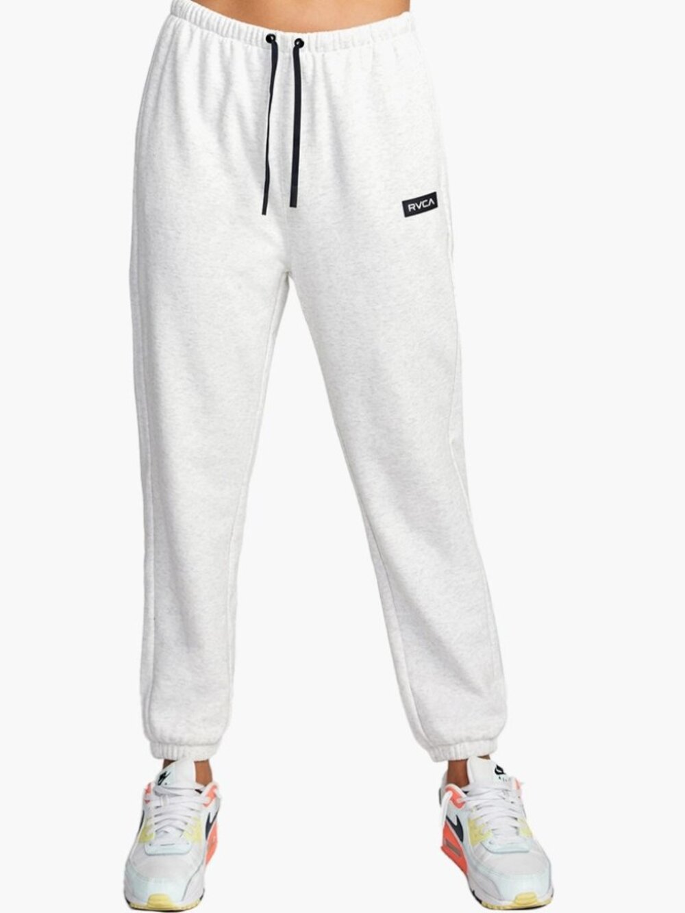 RVCA ESSENTIAL JOGGER SWEATPANTS (SNOW MARLE) - L